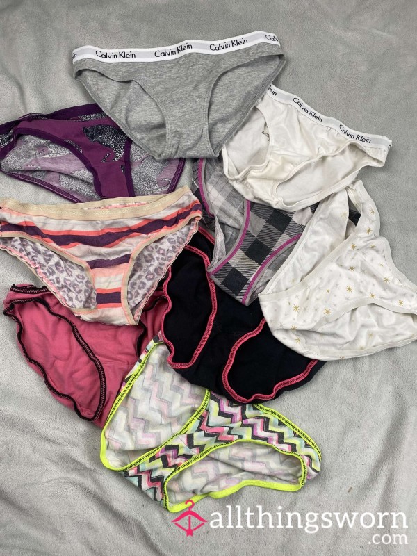 9 Mixed Bikini Style Panties (1 For $30) (3 For $70)