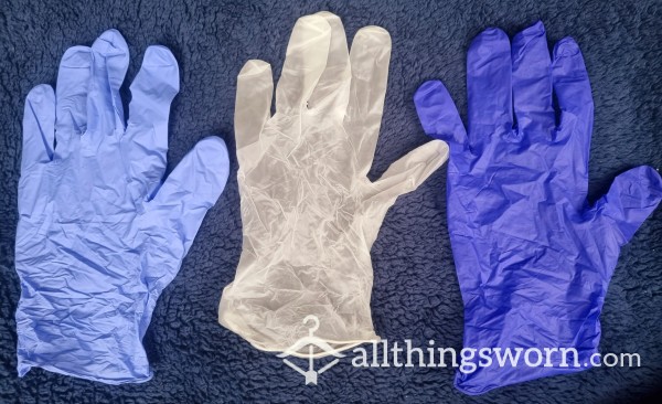 Nitrile Vinyl Gloves Available For Custom Pics Vids