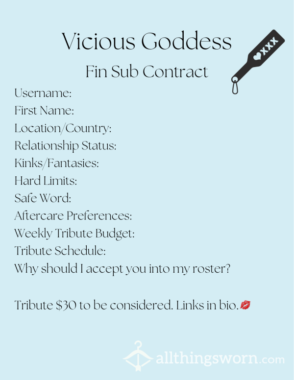 Now Accepting Finsub Applications💰🐷💰🐷