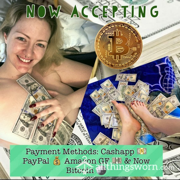 Now Excepting Bitcoin!