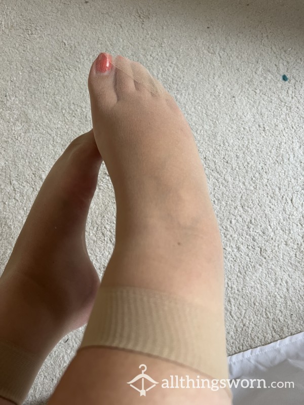 Nude 15 Denier Ankle Highs