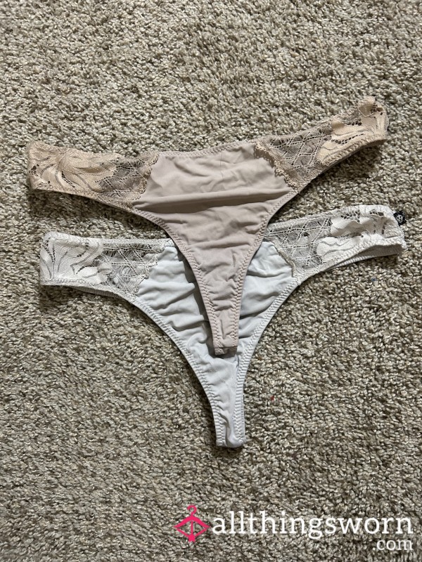 Nude And Cream Thong