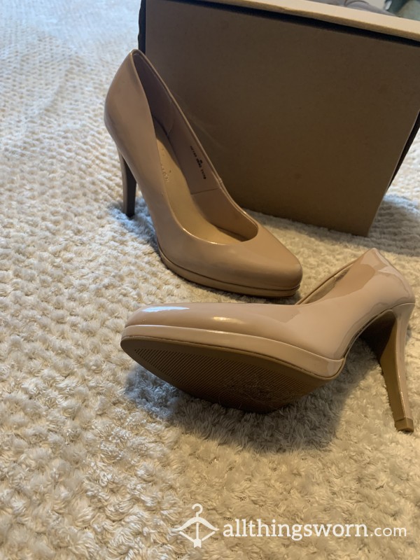 Nude Court Heels