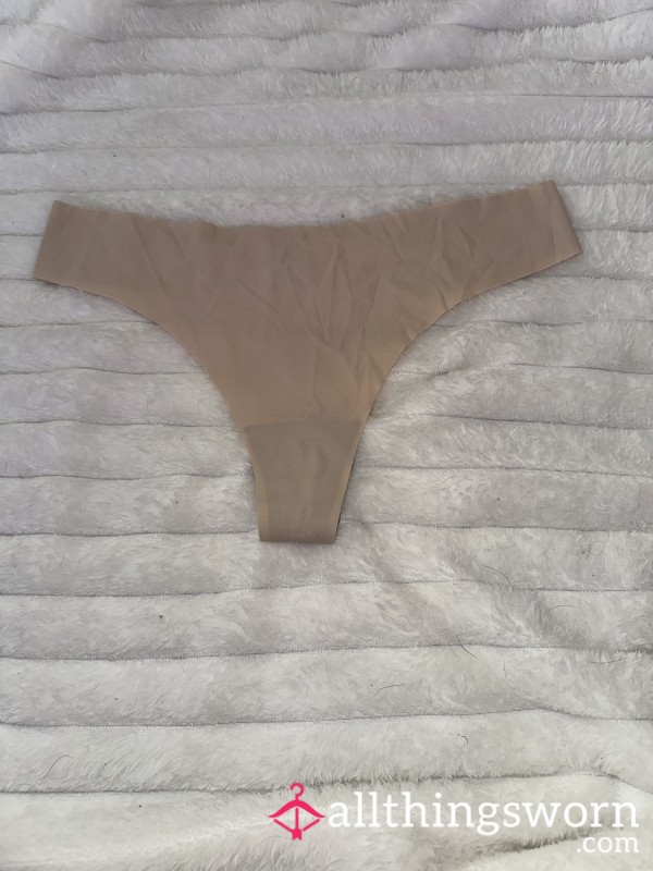 Nude Nylon Thong 2