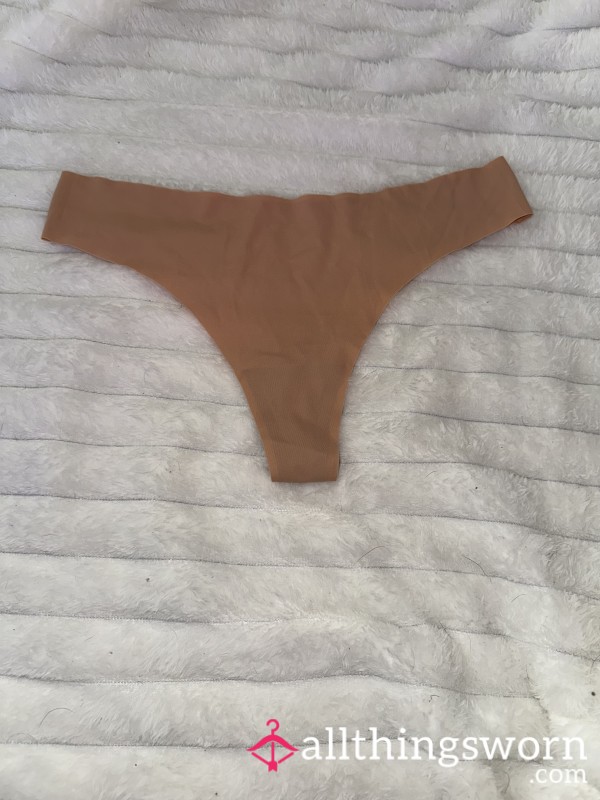 Nude Nylon Thong