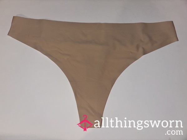 Nude Silky Thong Wear