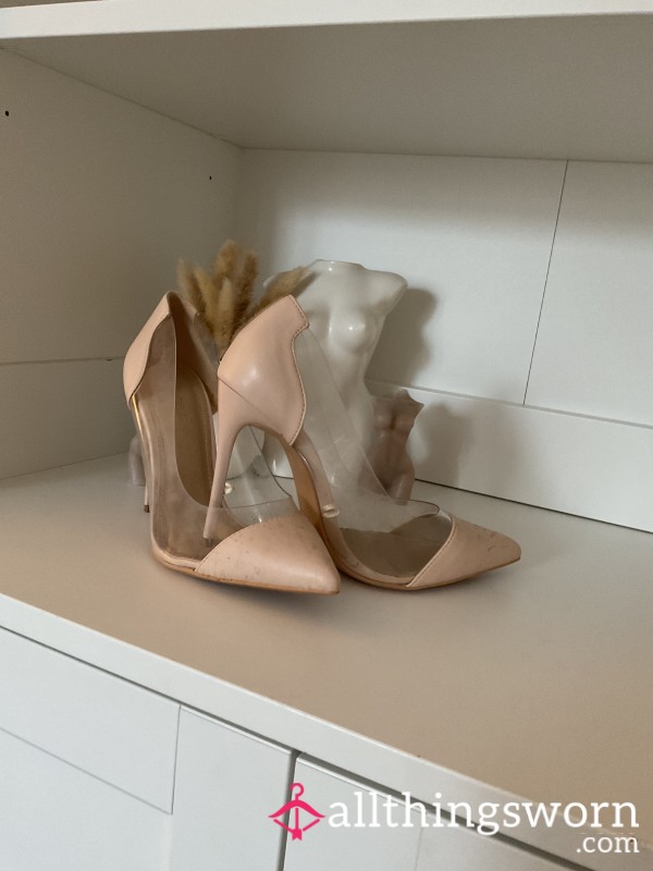 Nude Slim High Heels