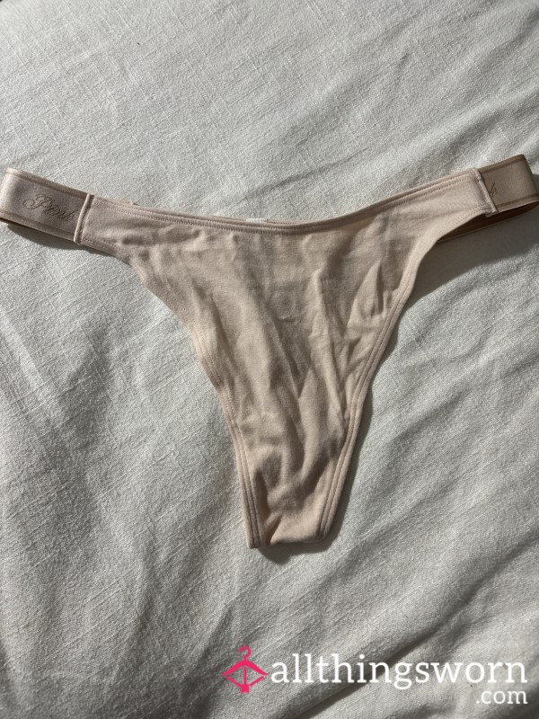 Nude VS Logo Thong