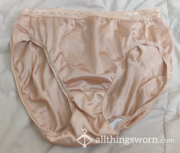 Nylon Fullback Panty, Tan... 2 Days Of Wear