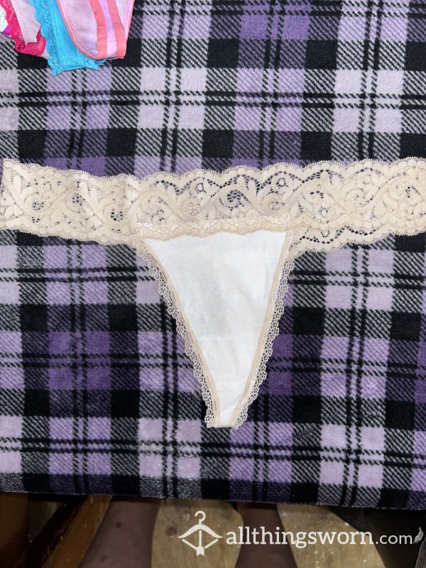 Off White Worn Thong