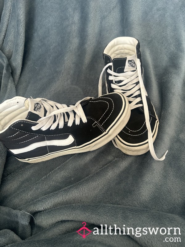 Old Black High Top Vans