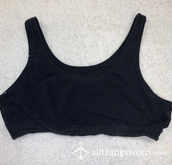 Old Black Sports Bra