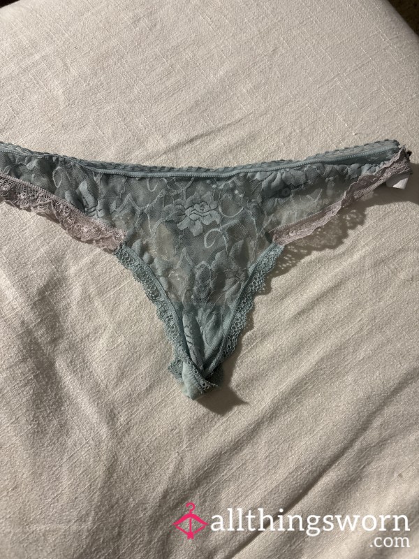 Old Blue Lace Thong