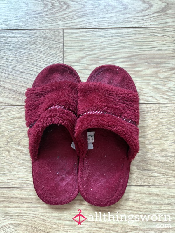 Old Crusty Fuzzy Fluffy Slippers