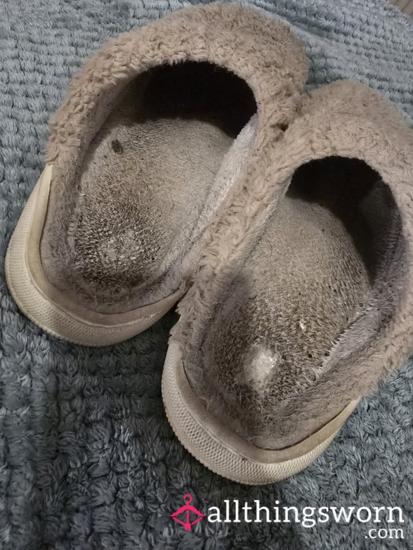 Old, Extremely Worn Slippers