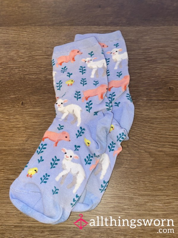 Old Farm Animal Socks