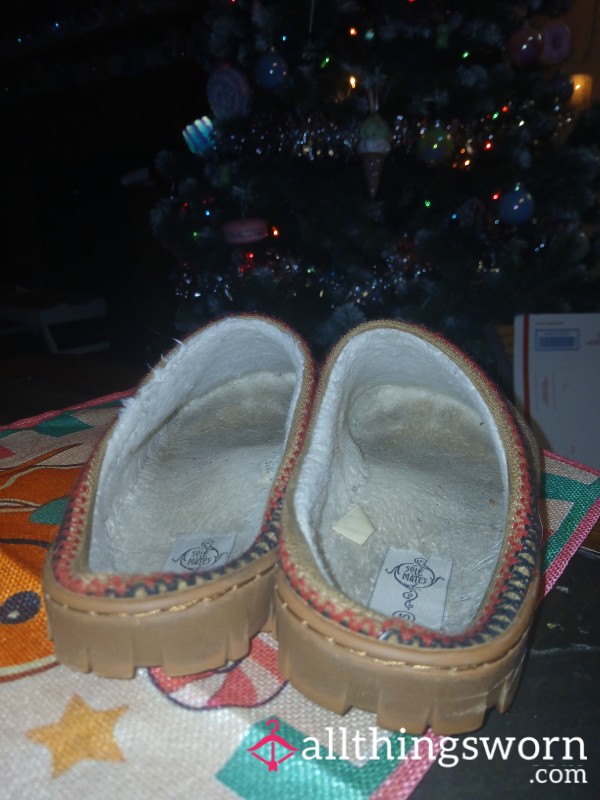 Old Foul Faux Suede Slippers