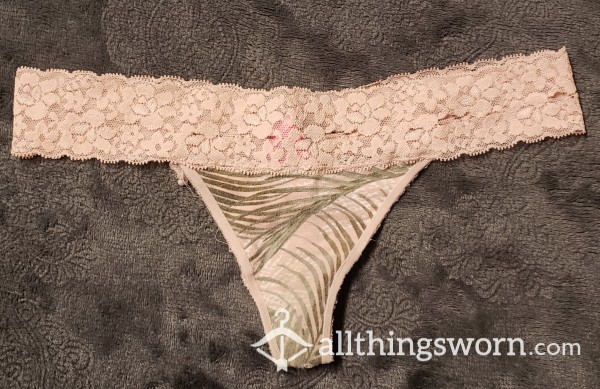 Old Light Pink Thong