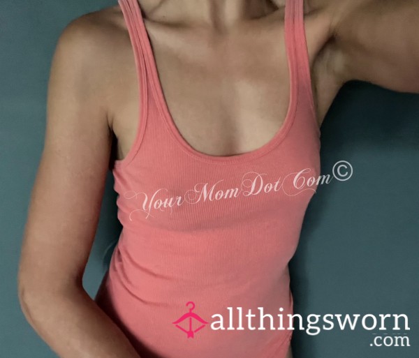 🎽 Old Pink Cotton Gym Tank