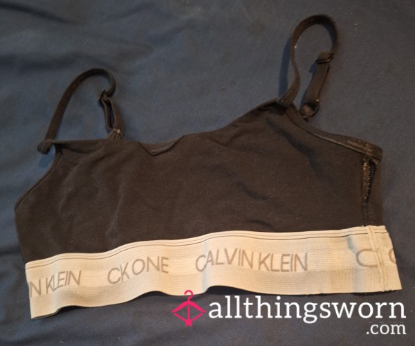 Old Ratty, Sweaty Calvin Klein Sports Bra