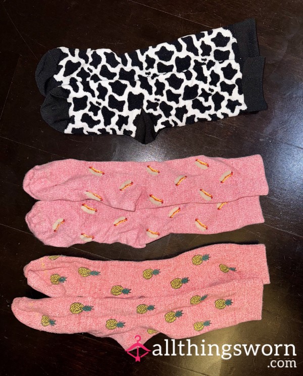 Old Socks With Cute Design!