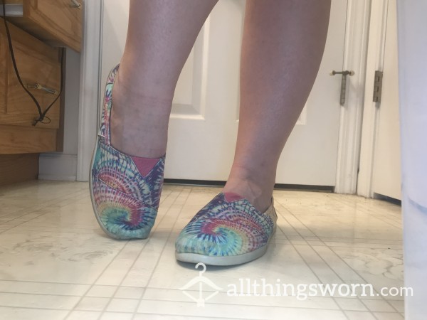 Old & Sweaty TieDye Flats