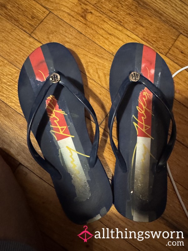 Old Tommy Flip Flops