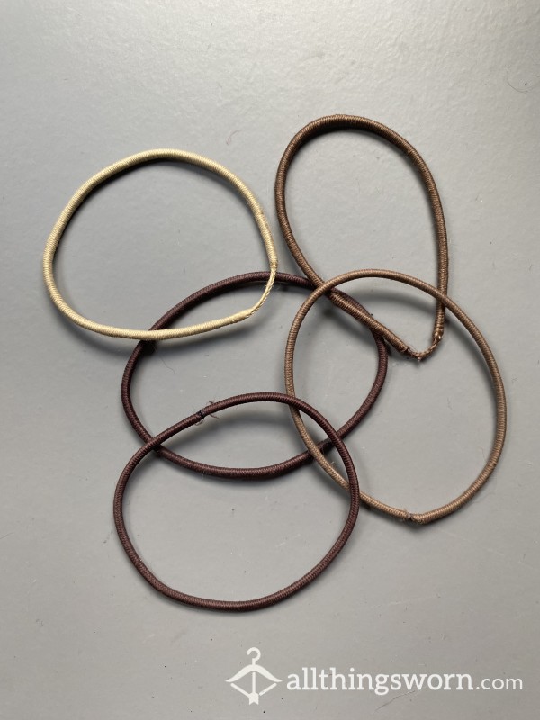 Old Used Hair Ties