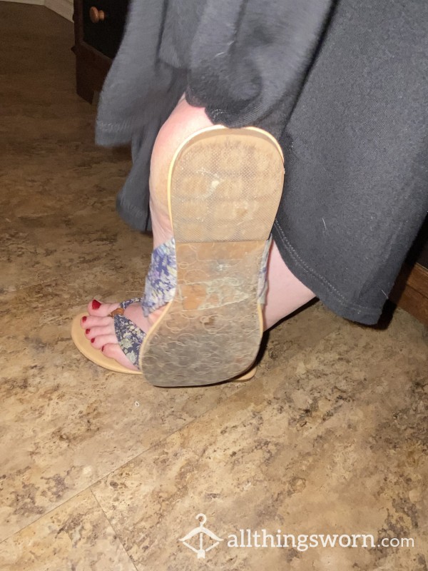 Old Used Sandles, Worn Regularly🦶🤤