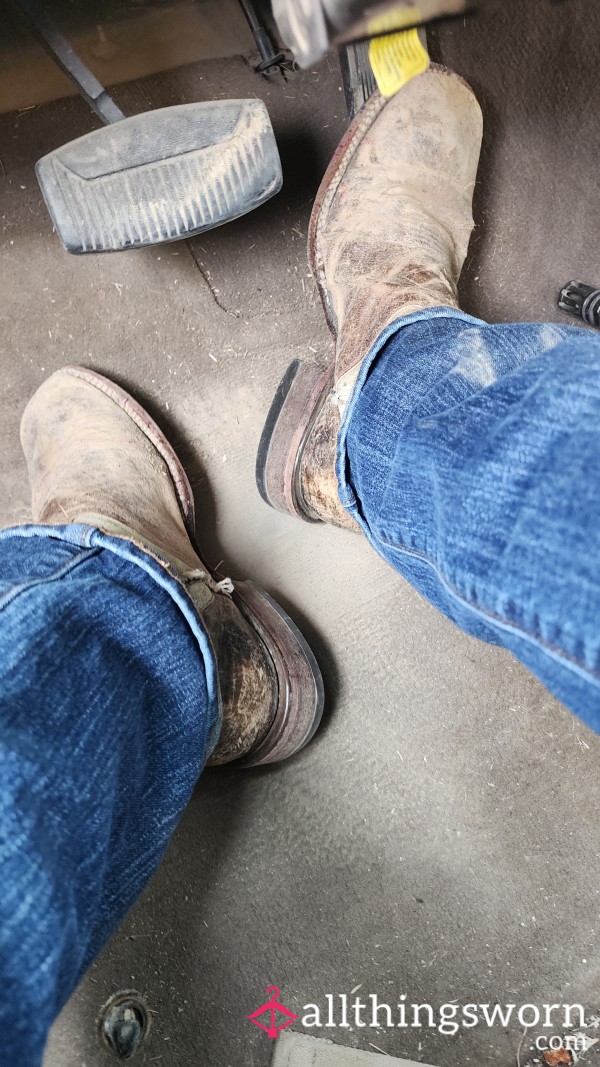 Old, Worn Out Cowboy Boots!