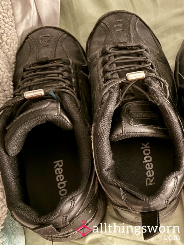 Old Worn Out Reebok Work Trainers | Size 7 UK