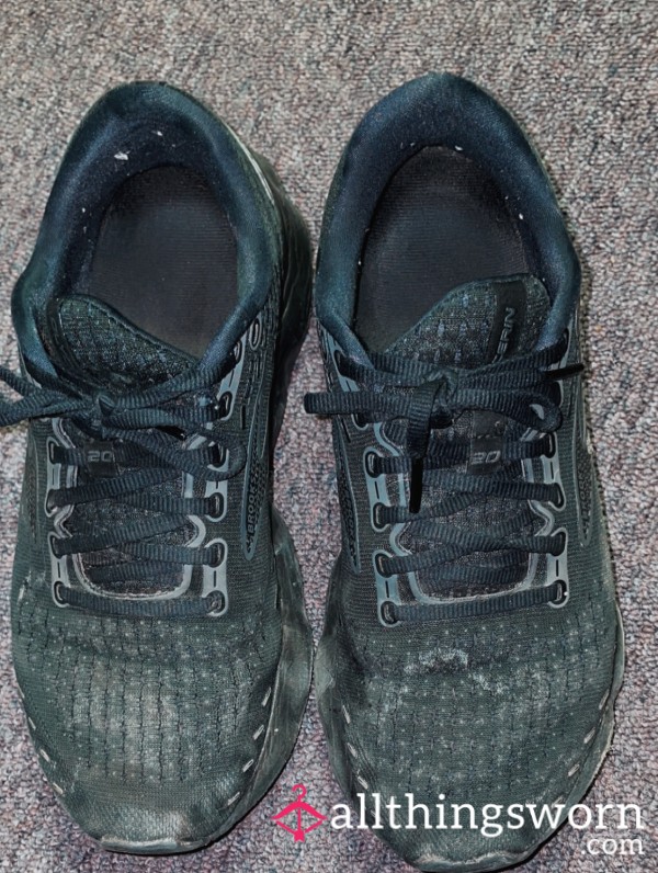 Old Worn Running Sneakers