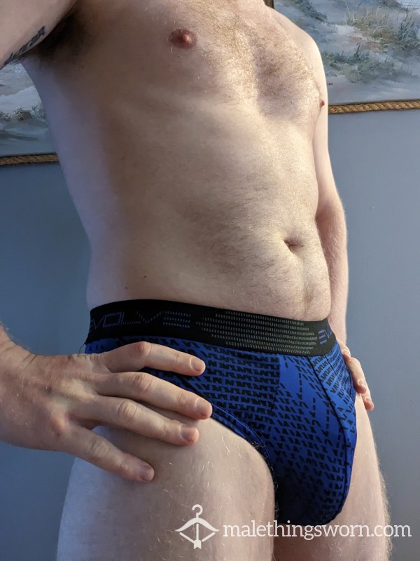 One Week Worn W/extras - Blue Briefs