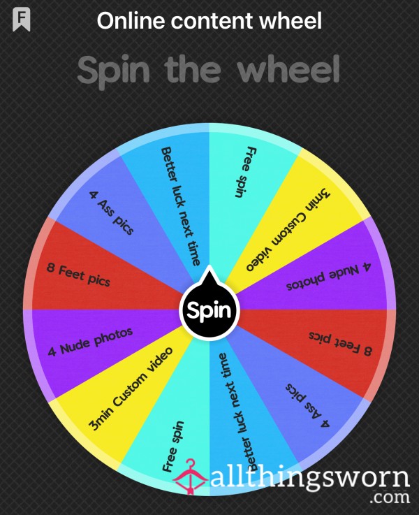 Online Content Wheel