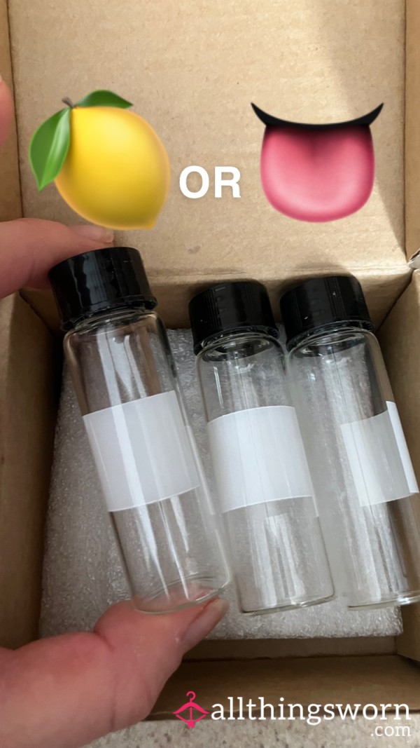 🍋 Or 👅 Vials