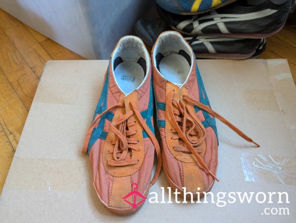 Orange And Blue Onitsuka Tiger Lace-up Sneakers