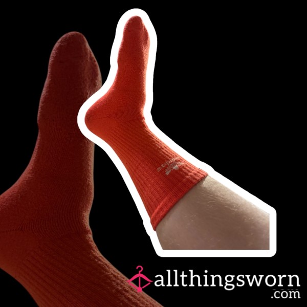 Orange Athletic Socks