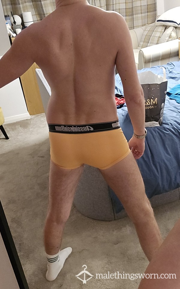 Well Worn Orange Aussieb*m Boxers