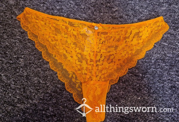 Orange Boux Avenue Lace Panties