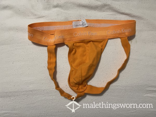 Orange Calvin Klein Jock (M)