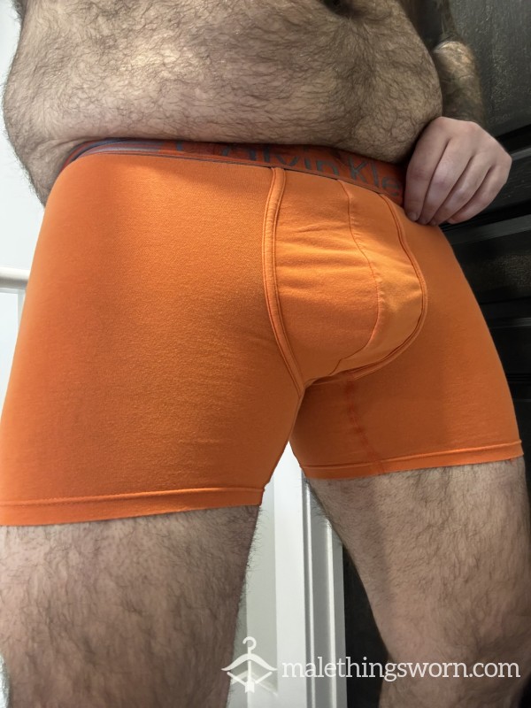 Orange Calvin Kleins