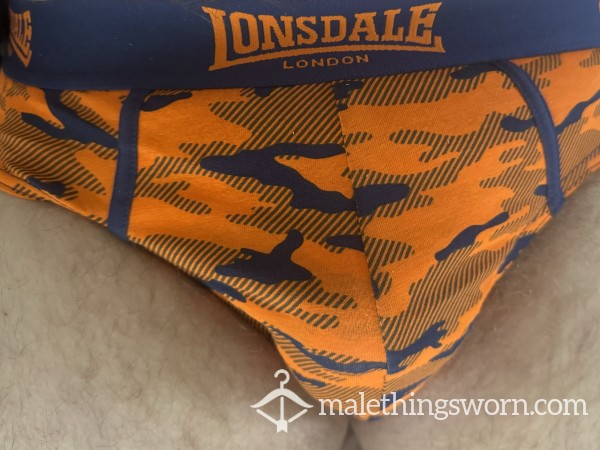 Orange Camo Lonsdale Briefs