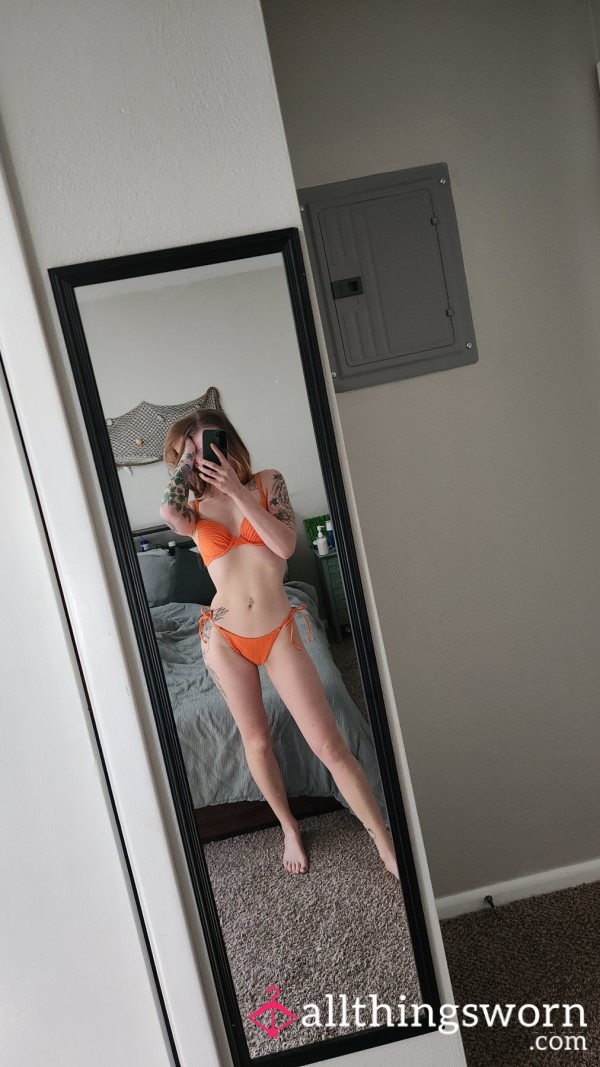 🍊 Orange Cheeky Two Piece Swimsuit 🍊