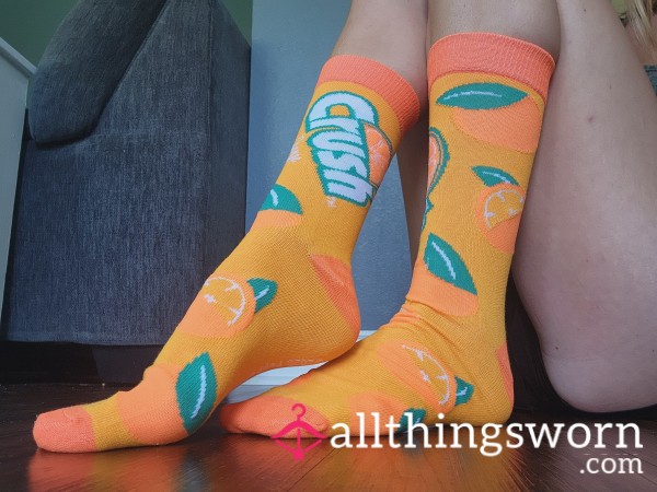 Orange Crush Theme Socks!