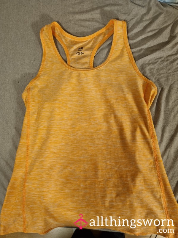 Orange Gym Singlet