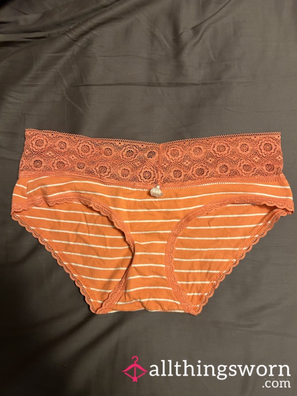 Orange Lace Panties