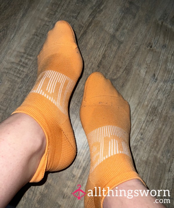 Orange Lululemon Tight Left Right Socks -my Favorite 🧡