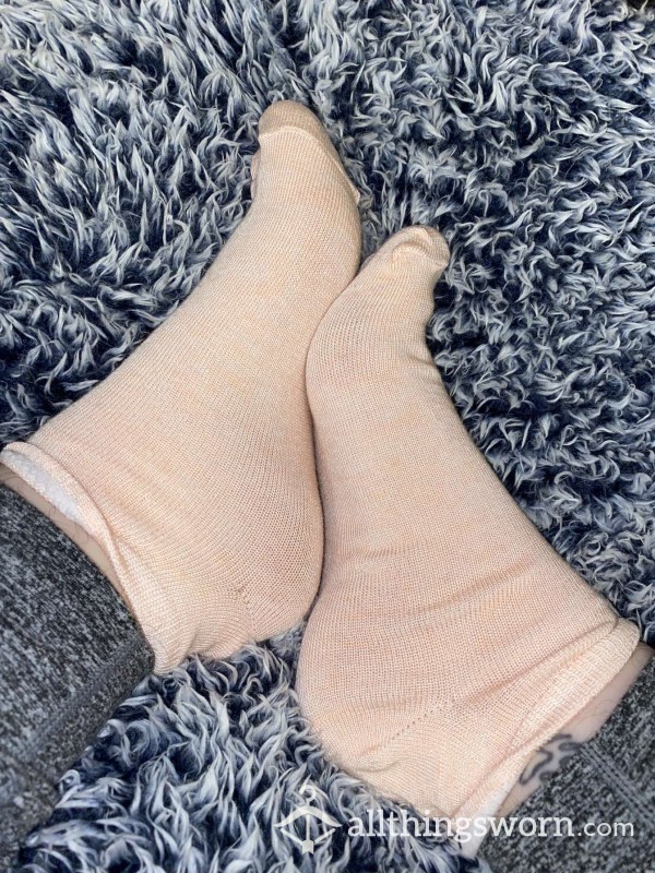 Orange Pastel Ankle Socks 🧡 Us Shipping Included- 48 Hr Wear