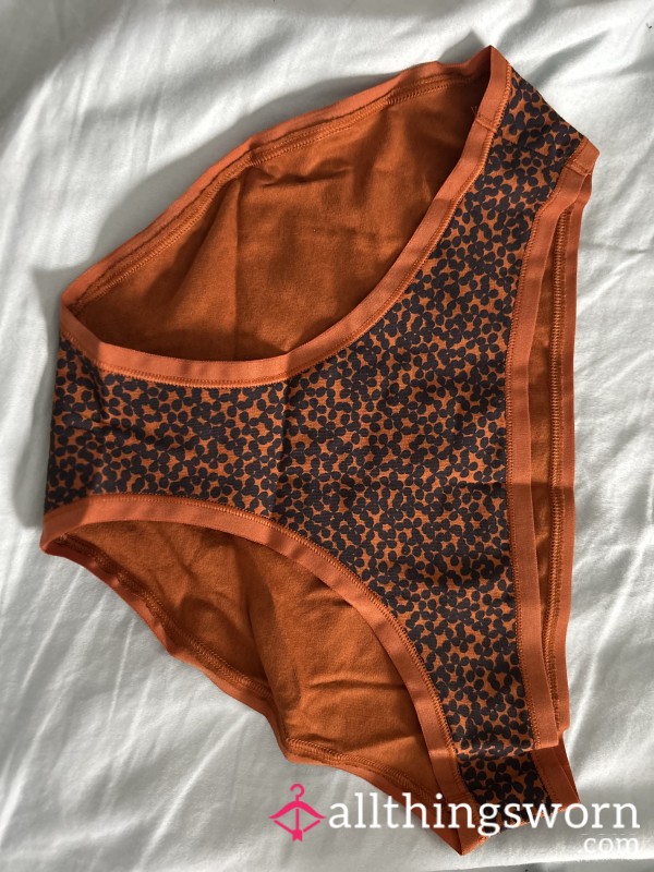 Orange Print Bikini