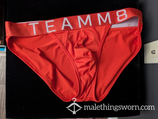 Orange Teamm8 Tanga Briefs